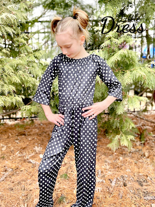 Black and White Polka Dot Jumper