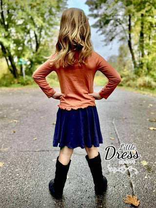 Solid Colored Twirly Skorts