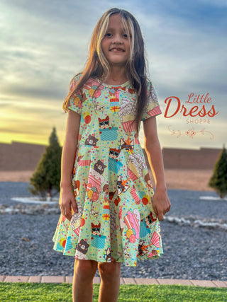 Paw-ty Birthday Twirly Dress