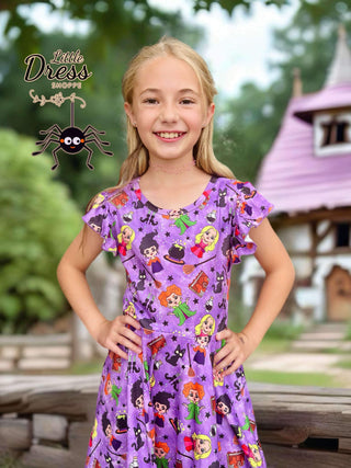 Halloween Witches Twirly Dress