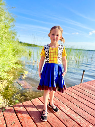 Cowboy Toy Twirly Dress