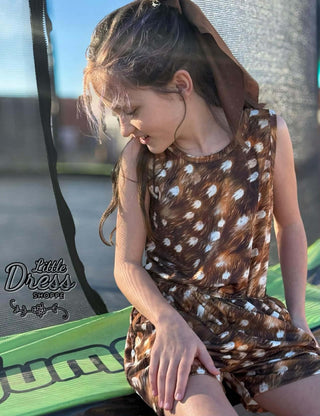 Deer Print Romper