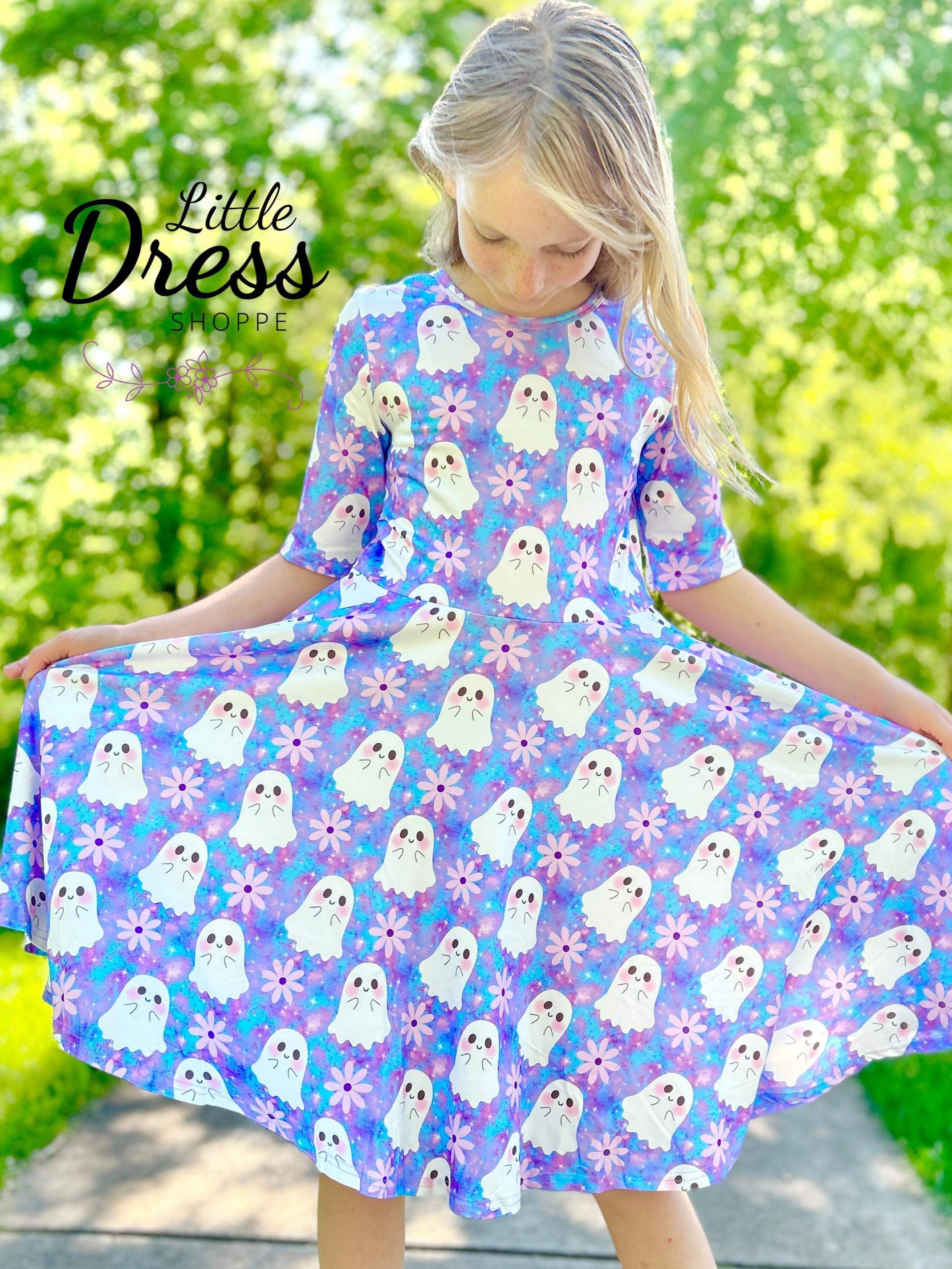 purple ghost dress Ghost (Purple Sleeves) Baby Doll Dress, L