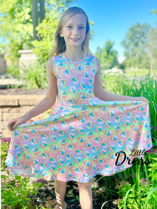 Squishy Rainbow Twirly Dress