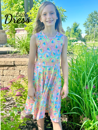 Squishy Rainbow Twirly Dress