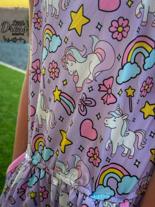 Rainbow Unicorn Romper