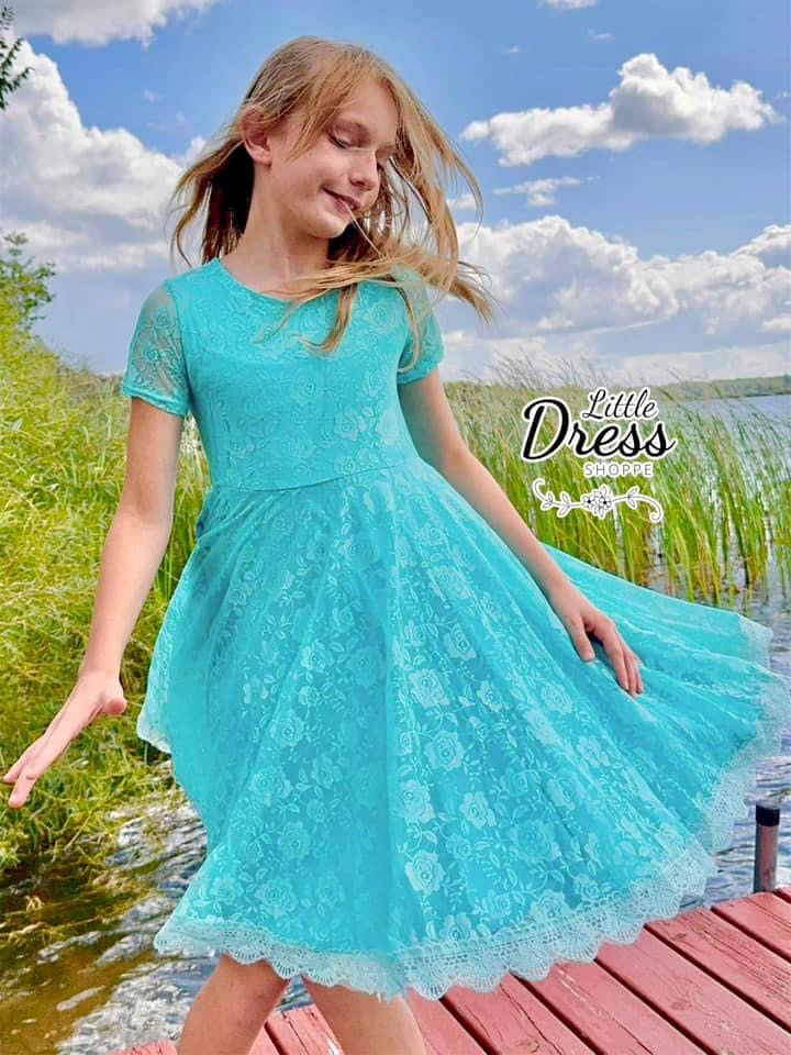 New! Teal Lace Dress 18 New! Teal Lace Dress 18