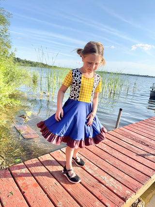 Cowboy Toy Twirly Dress
