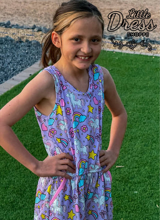 Rainbow Unicorn Romper