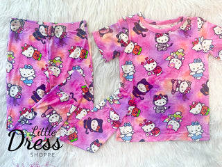 Kitty Halloween Bamboo Pajamas