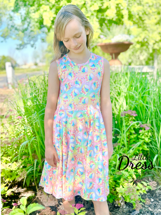 Squishy Rainbow Twirly Dress