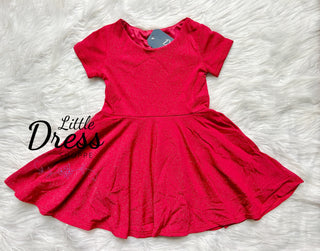 Red Sparkle Twirly Dress Adult and Kids Sizes!