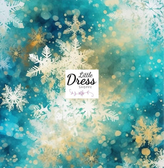 Midnight snowflake dress