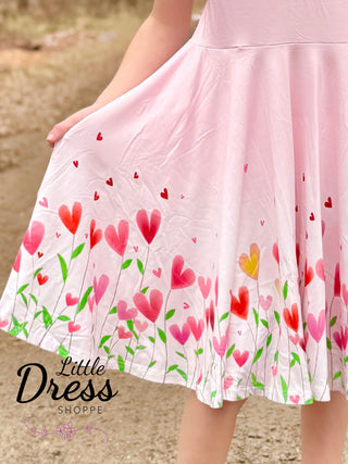 Pink Ombre Valentine's Day Dress