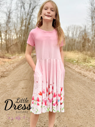 Pink Ombre Valentine's Day Dress