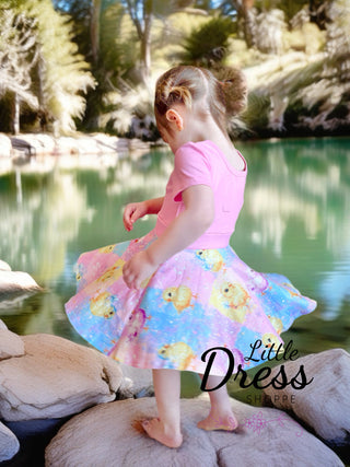 Easter Chicks Twirly Dress