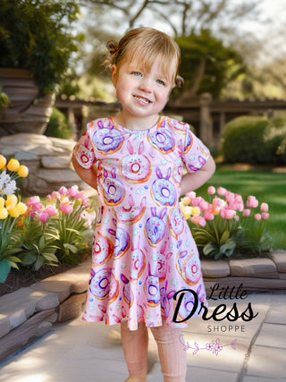 Donut Bunnies Twirly Dress
