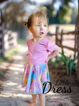Easter Chicks Twirly Dress