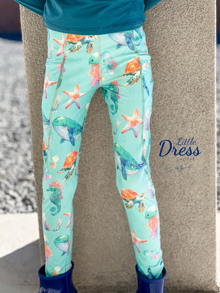 Sealife Ocean Beach Leggings