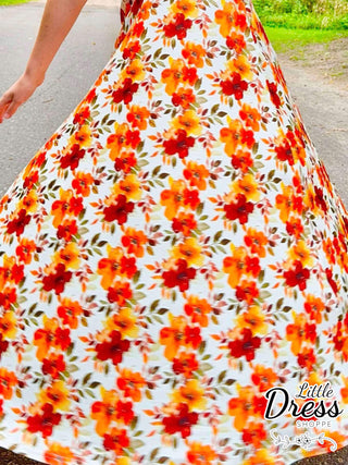 Fall Floral Maxi