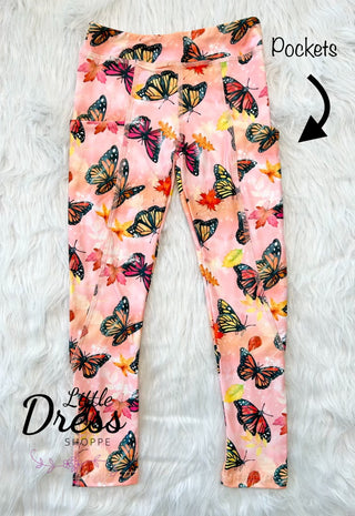 Butterfly sales print leggings