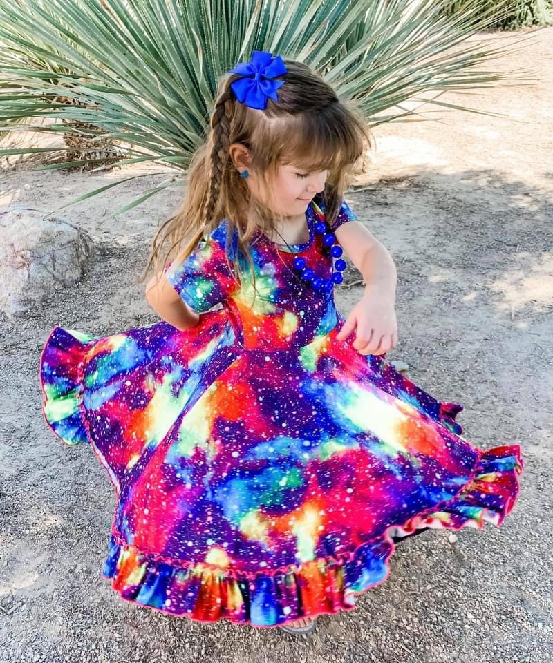pink galaxy dress Pink Galaxy Dress