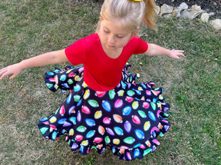 Holiday Lights Twirly Dress