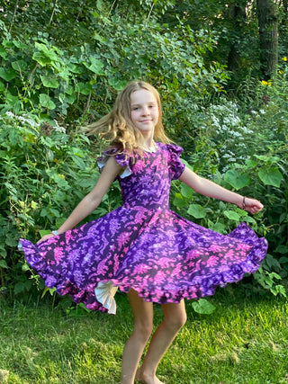 Sparkly Dino Twirly Dress