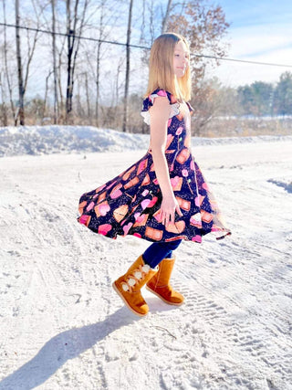 S’mores Twirly Dress