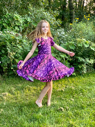 Sparkly Dino Twirly Dress