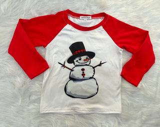 Matching Set Snowman Shirt