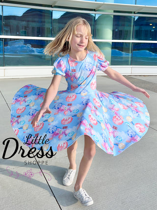 Hot Air Balloons Twirly Dress